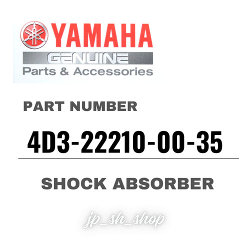 Yamaha genuine oem parts - yamaha, shock