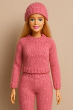 Knitting Pattern Only- Set of 3 Barbie Sindy Doll’s Clothes Hat, Jumper Trousers
