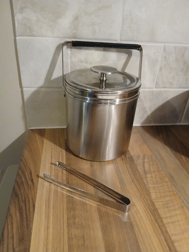 Stainless steel ice bucket - stainless,