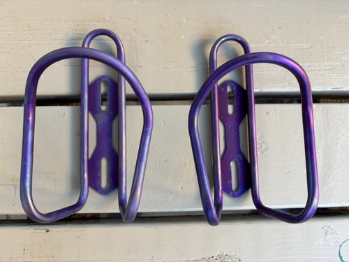 Silca titanium bottle - titanium, cage