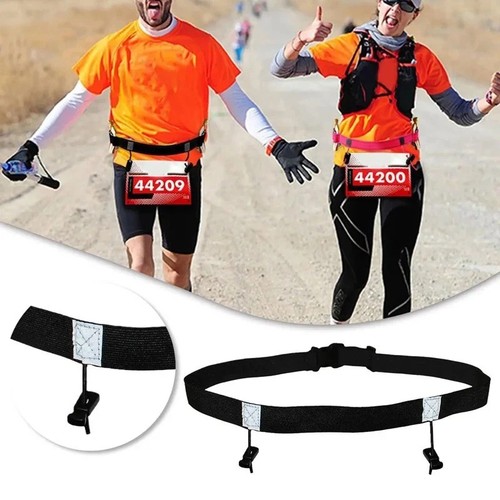 Running race number belt bib - running,