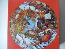 WADDINGTONS GAMEBIRDS LOVELY CIRCULAR RARE 500 PIECE JIGSAW PUZZLE COMPLETE
