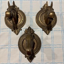 Victorian brass horse - brass, head