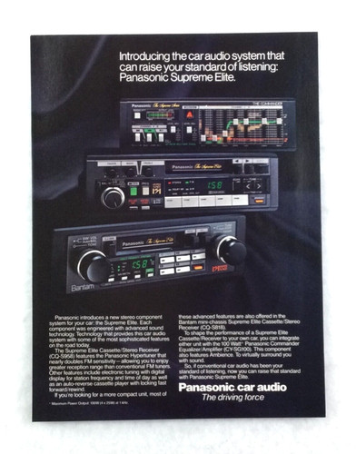 Panasonic car audio - car,