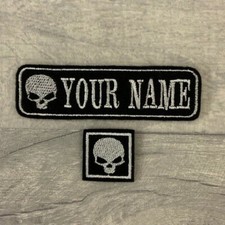 PERSONALISED 1 LINE SKULL NAME