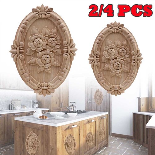Wooden carved applique - 2/4x,