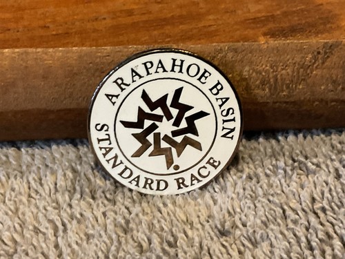 Arapahoe basin vintage ski pin - basin,