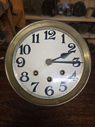 Antique wall clock mechanism - wall,
