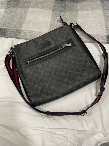 Gucci men cross bag black - cross,