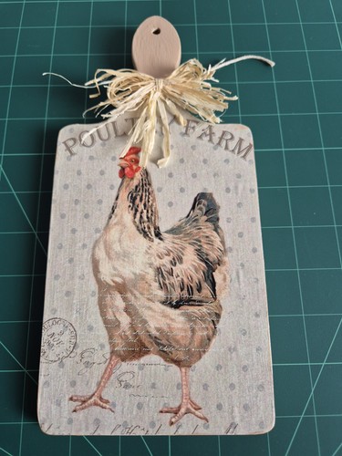 Farmhouse rooster wooden wall - farmhouse,