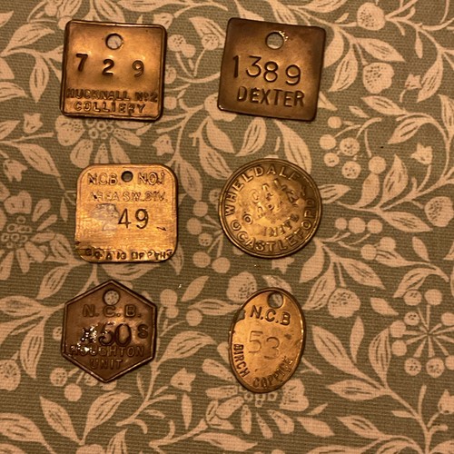 Colliery pit tokens check - x,