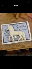 Schleich Horse White Friesian Stallion Retired Figure 2013