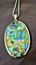 Designer abalone shell oval - designer,