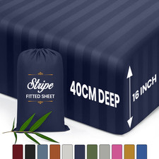 40CM Deep Fitted Sheet Single