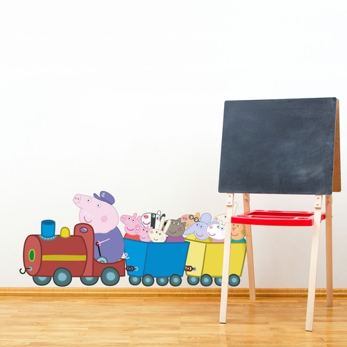 Peppa and friends - peppa, wall