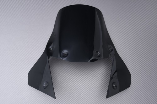 Black polycarbonate windscreen - black,
