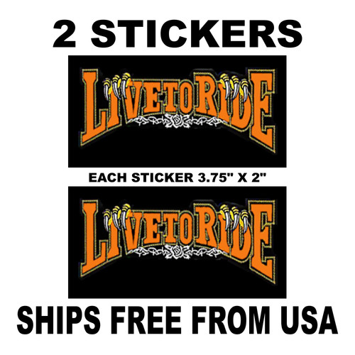 Biker sticker decal live - decal, 2