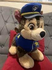 Build A Bear Paw Patrol Chase Soft Toy Plush 13 Inch Tall With Outfit And Hat