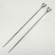 PAIR CHARLES HORNER HAT PINS