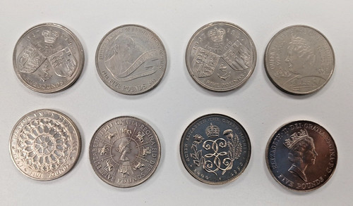 Collection 5 coins - 8, x