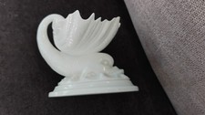ROYAL WORCESTER WHITE ANTIQUE SALT WITH DOLPHIN BASE