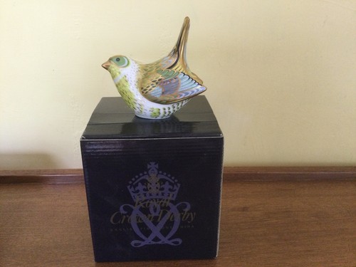 Royal crown derby paperweight - crown,