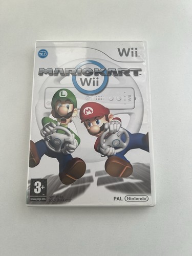 Mario kart with wii wheel - with,