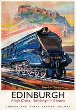Vintage Railway Poster The