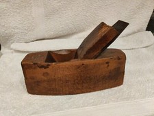 VINTAGE COFFIN SHAPED WOODEN