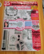 Papercrafter #143 Magazine 35 Debbie Moore Stamps Bonus Flower Die & More