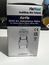 Air Admittance Valve FloPlast AF32 32mm 40mm 50mm Universal Solvent Weld White