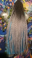 Double Ended Dreads Black Grey