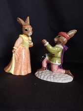 Royal Doulton Romeo Bunnykins DB284 & Juliet Bunnykins DB283