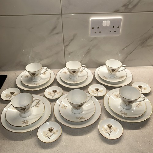 Rosenthal 1950 black rose - 1950,