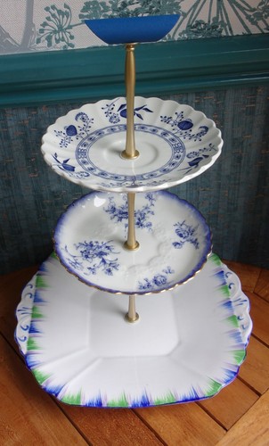 Tier china cake stand - china,