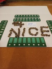 Meccano brass nuts and