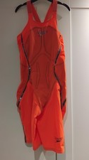 Speedo LZR Orange Closed Back