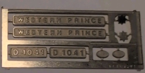 Gauge cjm train nameplate - cjm,