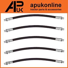 5x Grease Gun Hoses Flexible Tubes for JCB Excavator Backhoe Loadall Fastrac
