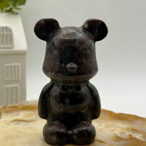 Garnet and arfvedsonite bear - garnet,