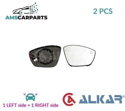 Rear view mirror glass - rear,