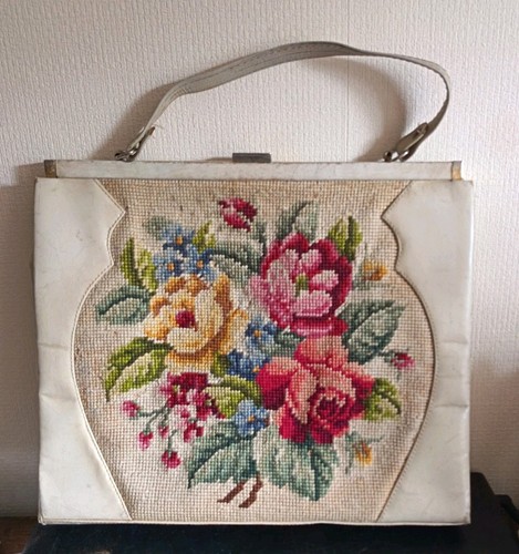 Vintage tapestry handbag - tapestry,