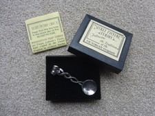 Vintage Stanhope Style SECRET PICTURE CURIOS Lady Golfer in the Spoon Handle