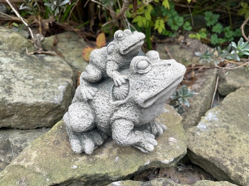Stone garden ornament piggy - garden,