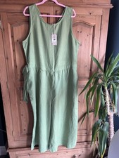 Fat Face Apple Green Linen