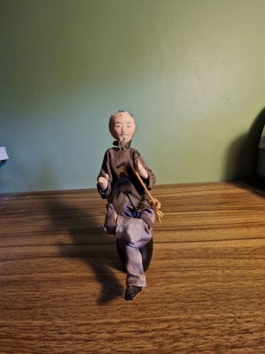 Vintage chinese doll elderly - chinese,