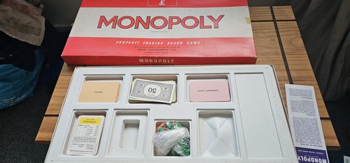 Monopoly board game vintage - board,