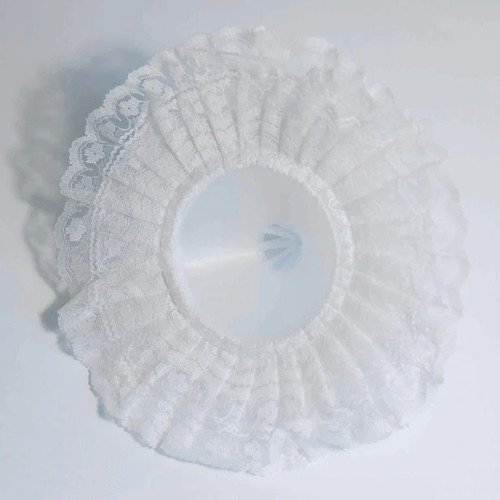 White lace wedding bouquet - white,