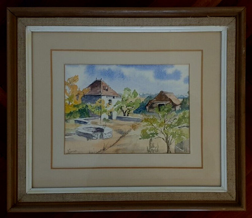 Framed glazed original - &,