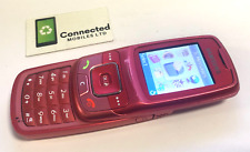 Samsung C300 (SGH-C300) Mobile Phone (Unlocked) Slider Red Fully Working